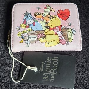 Disney Valentine's Day Winnie the Pooh Mini Zipper Wallet by Loungefly, NWT
